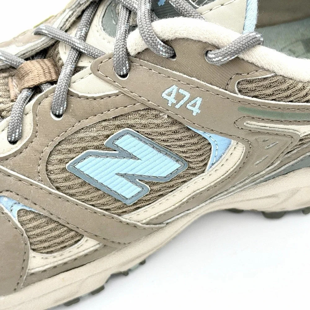 New Balance 474 All Terrain Trail Hiking Sneakers Gray Blue Womens Shoe Size 9‎